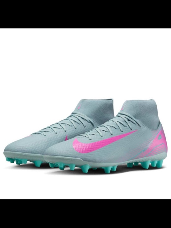 Nike Other - NIKE Zoom Mercurial Superfly 10 Academy AG Soccer Cleats Blue Pink